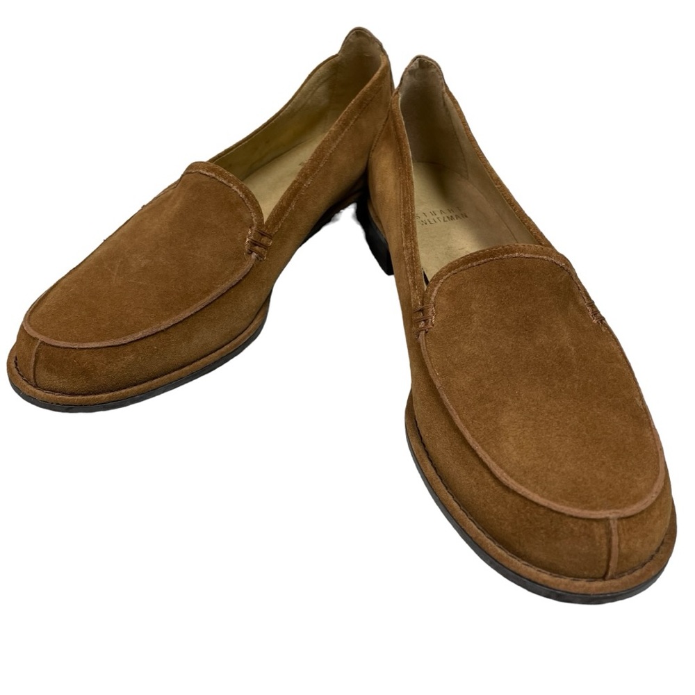 Stuart Weitzman like new soft suede split toe welted loafers. Spain. Sz9